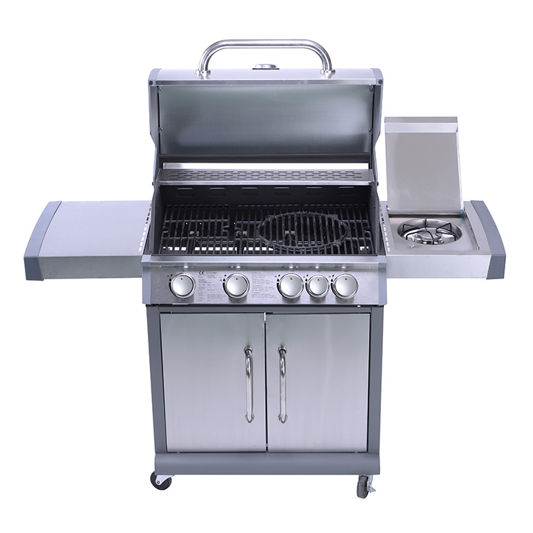 Enamel Firebox Gas BBQ Grill-en printzipioen eta erabileraren sarrera